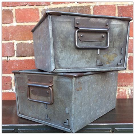 Vintage Steel Box 